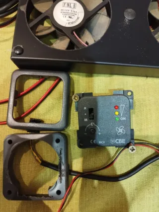 Ventiladores para nevera trivalente