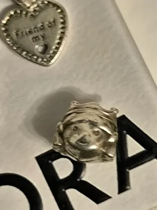 Lote Charms Pandora Corazón y Torre Eiffel