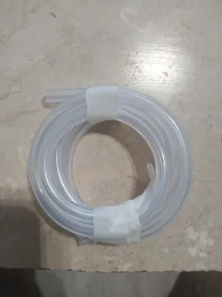 Goma sujetatubos trans y blanca powermatic 2 metr.