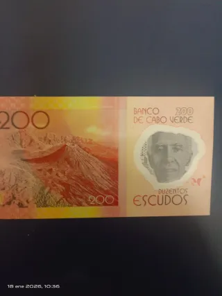 Billete 200 Escudos Cabo Verde