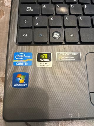 Portátil Acer Negro/Gris