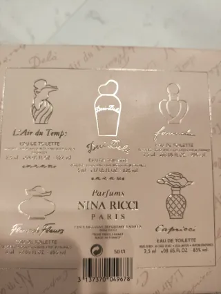 Cofre Miniaturas Perfume Nina Ricci (5)