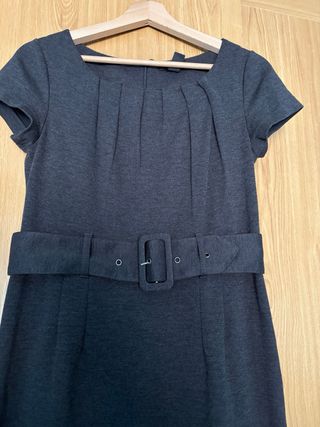 Vestido Mango gris talla 38