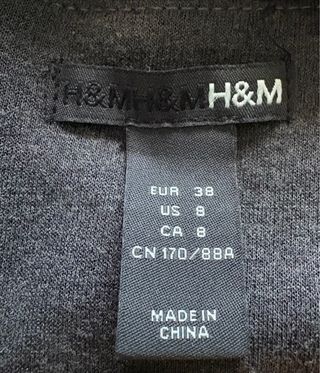 Vestido Mango gris talla 38