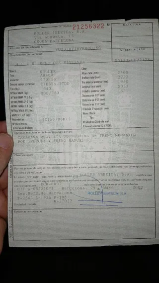 Caravana Sun Roller Fiesta <750kg