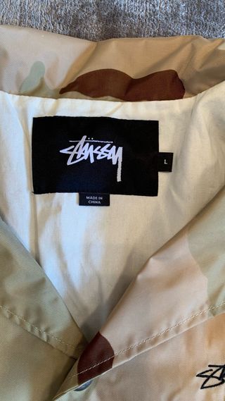 Chaqueta Cortavientos Stussy Camuflaje Talla L