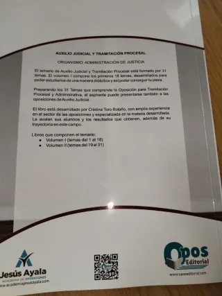 Oposiciones Auxilio Judicial y Tramitación Proce