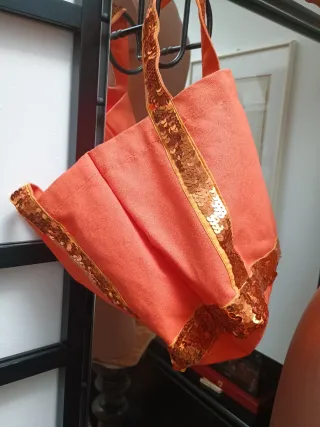 Borsettina cotone paillettes vintage