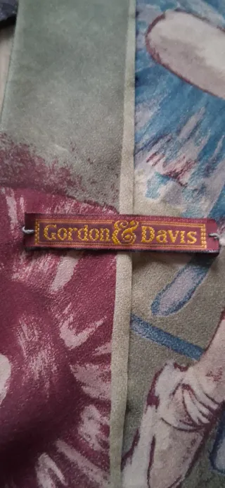 Cravatta con stampa artistica