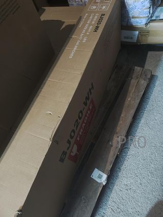 Espejo Joyero de Pie con 4 Ruedas Giratorias 360°