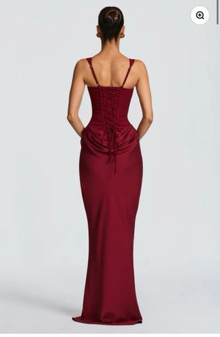 Vestido largo fiesta rojo NUEVO