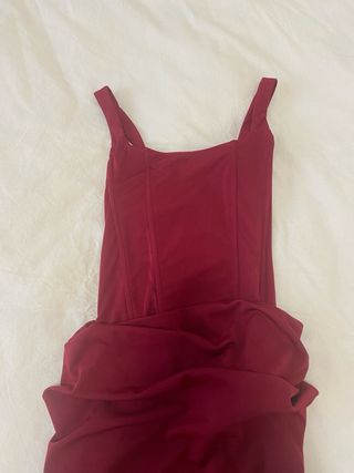 Vestido largo fiesta rojo NUEVO