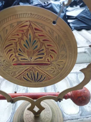 Gong in ottone con battente
