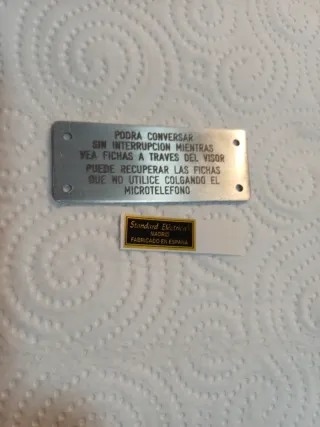 Lote Teléfono Público Antiguo Standard Eléctrica