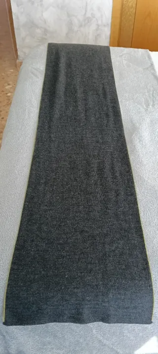 Gorro y Bufanda Massimo Dutti Gris y Verde Oliva