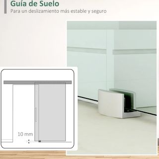 Puerta Corredera Cristal 77.5x205 cm
