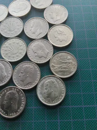 16 Monedas 100 Pesetas Juan Carlos I