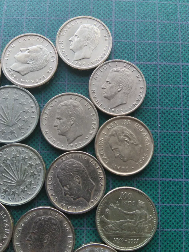 16 Monedas 100 Pesetas Juan Carlos I