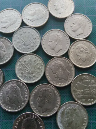 16 Monedas 100 Pesetas Juan Carlos I