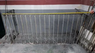 Balcón de forja estilo Modernista