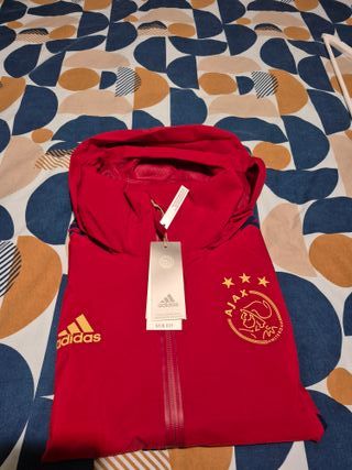 Chaqueta Adidas Ajax Rain Rdy Roja