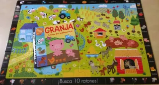 Puzzle y Libro La Granja 36 Piezas