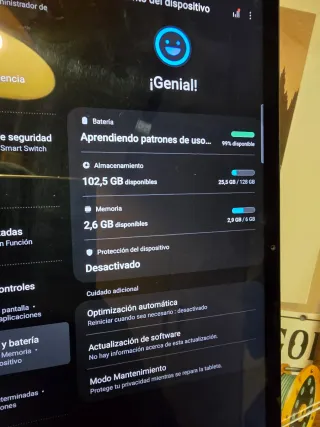 Samsung Tab S7 Negro/Gris 128gb