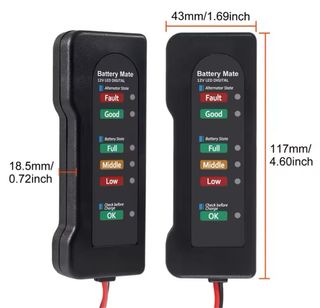 Probador Batería Coche 12V LED Digital nuevo