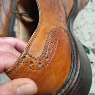 Scarpe uomo vero cuoio n.42