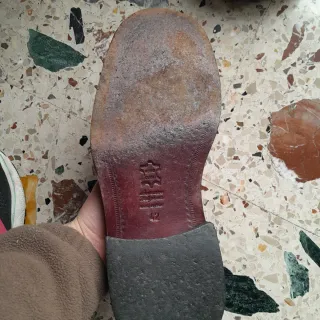 Scarpe uomo vero cuoio n.42