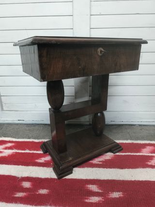 Costurero Art Decó Vintage Madera. Espejo