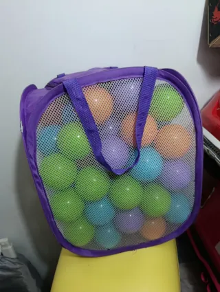 Bolsa de pelotas de juguete