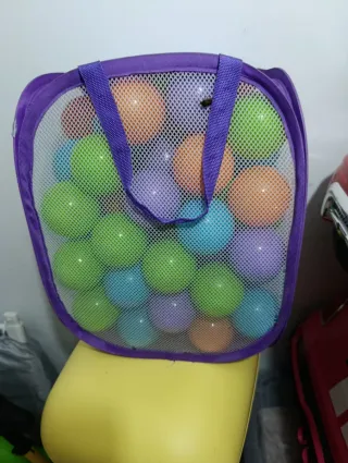 Bolsa de pelotas de juguete