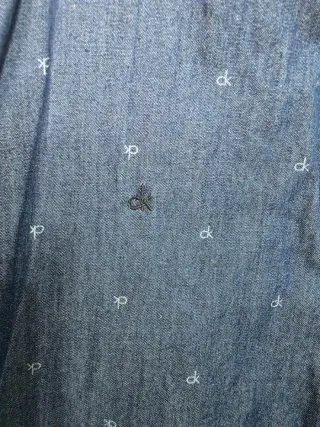 Camisa Calvin Klein Hombre Azul slim fit