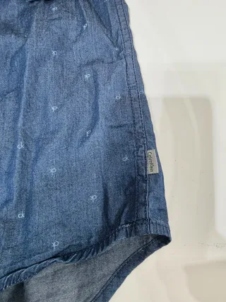 Camisa Calvin Klein Hombre Azul slim fit