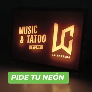 Lampada al Neon LC Music & Tatoo Studio