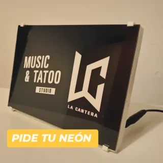 Lampada al Neon LC Music & Tatoo Studio