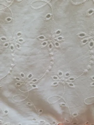 Blusa tirantes blanca bordada