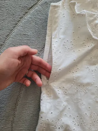 Blusa tirantes blanca bordada