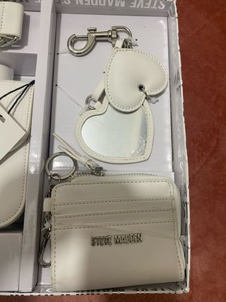 Steve Madden Bolso Blanco Set Regalo