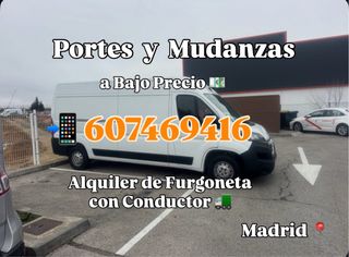 PORTES Y MUDANZAS EN MADRID Y TODA ESPAÑA