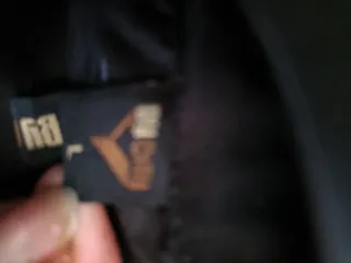 Chaqueta de motorista negra con capucha talla L