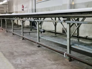 Mesa de trabajo industrial