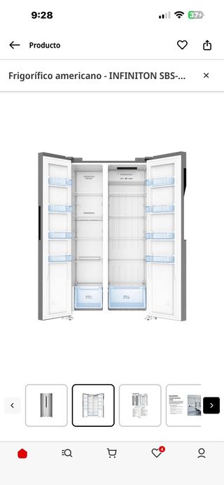 Nevera Americana INFINITION como nueva