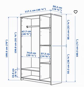 Armario Brimnes con espejo IKEA