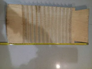 Asse da stiro in legno anni '60-'70