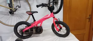 Bicicleta infantil rosa