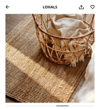 Alfombra Yute Ikea Lohals