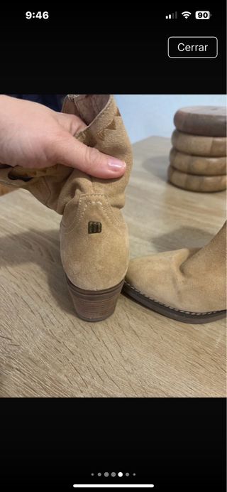 Botín Mustang Beige una apuesta