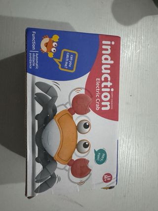 Cangrejo Juguete Bebé Eléctrico con Luz y Sonido